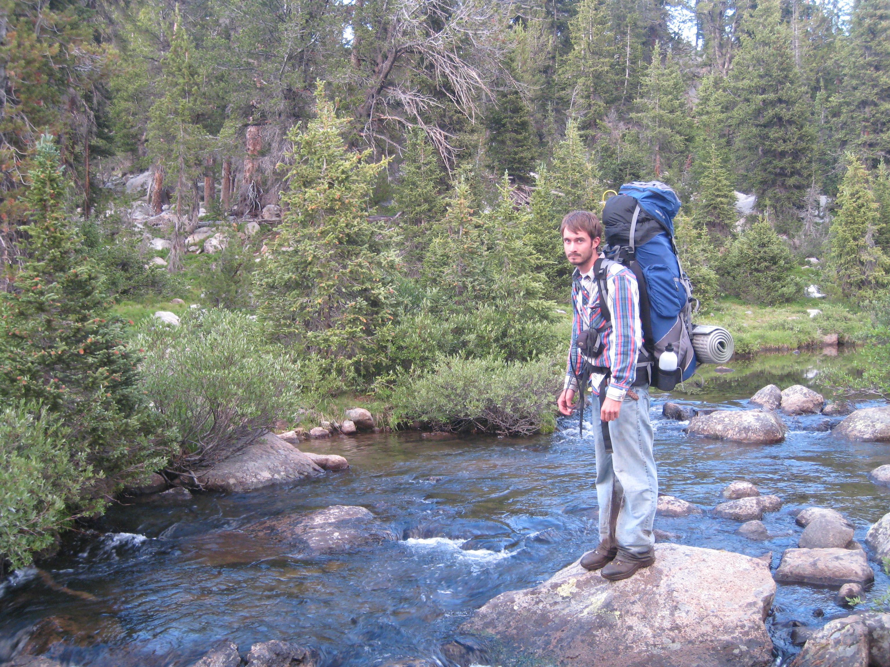 2009 Wind River Trip - Day 2 - Lake Ethel to Mount Victor